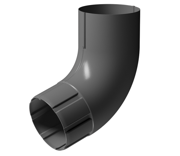 Колено 72° D90 Döcke STAL PREMIUM Графит, (RAL 7024) купить в Дзержинске