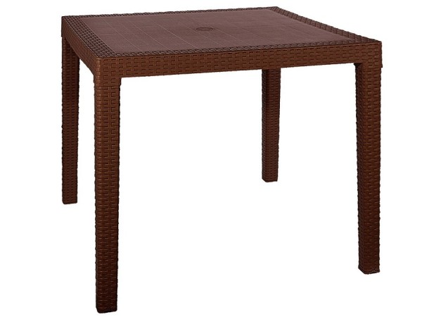 Стол квадратный FIJI Quatro Table Коричневый купить в Дзержинске