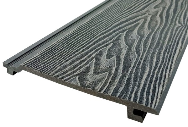 Сайдинг Darvolex 185x19x3000мм, 3D тиснение Серый купить в Дзержинске