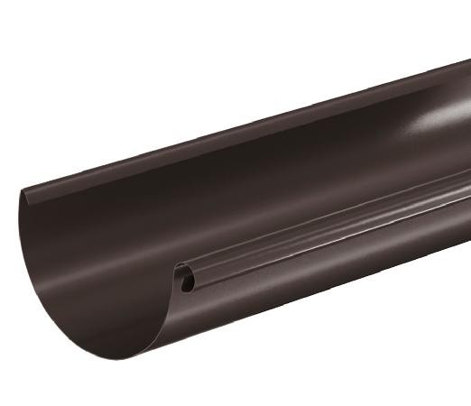 Водосток Aquasistem, система 125x90 - Водосточный желоб 3.00м RR 32 Тёмно Коричневый купить в Дзержинске