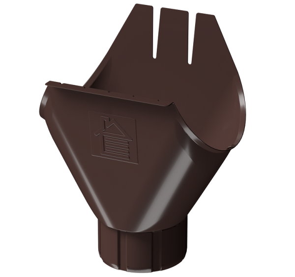 Воронка желоба D125 Döcke STAL PREMIUM Шоколад, (RAL 8019) купить в Дзержинске