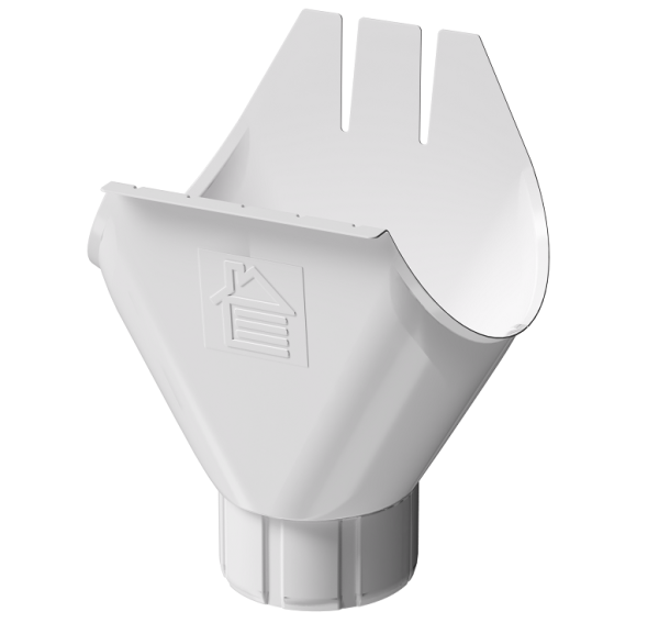 Воронка желоба D125 Döcke STAL PREMIUM Пломбир, (RAL 9010) купить в Дзержинске