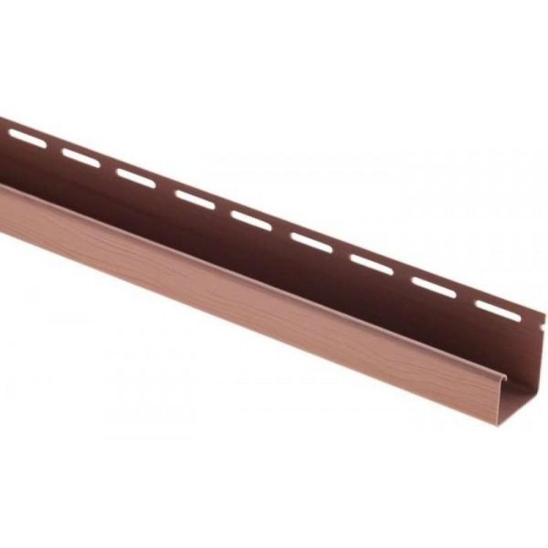 J-профиль Люкс Крашенный, T-15, ВН, Красно-коричневый купить в Дзержинске