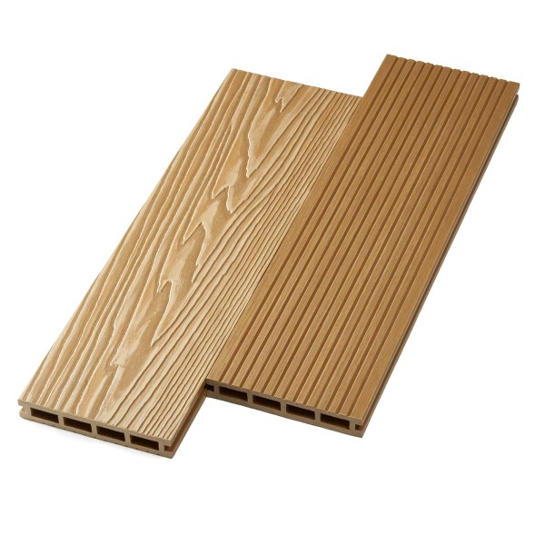 Террасная доска ДПК NanoWood двусторонняя New 3D тиснение + вельвет Орех купить в Дзержинске