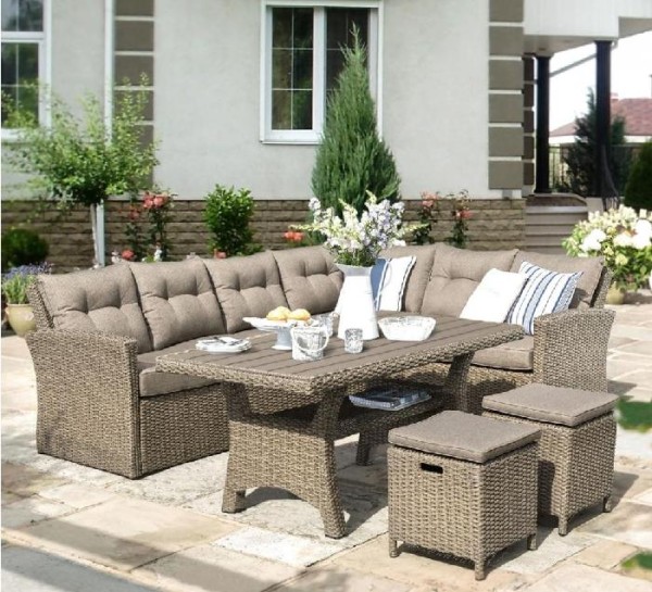 Комплект мебели AFINA плетеной из иск. ротанга AFM-307B Beige купить в Дзержинске