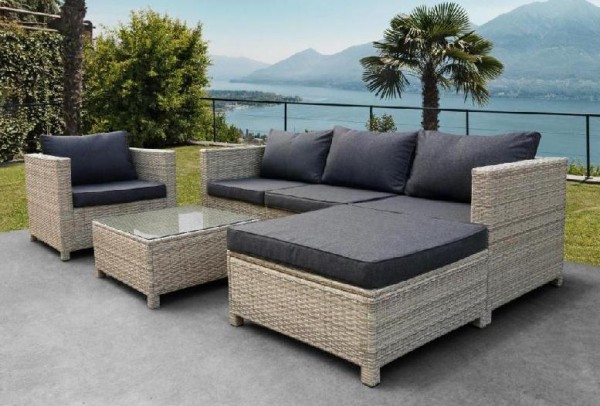 Комплект мебели AFINA плетеной из иск. ротанга YR821G Grey/Grey купить в Дзержинске