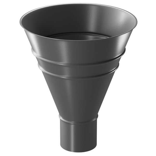 Воронка водосборная Döcke STAL PREMIUM, Графит купить в Дзержинске