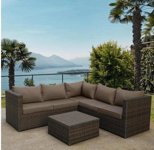 Комплект мебели AFINA плетеной из иск. ротанга YR825A Brown/Beige купить в Дзержинске