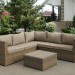 Комплект мебели AFINA плетеной из иск. ротанга YR825B Beige купить в Дзержинске