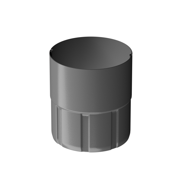 Муфта соединительная для водостока Döcke STAL PREMIUM, Графит купить в Дзержинске