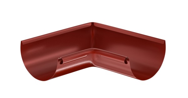 Водосток Aquasistem, система 125x90 - Угол желоба, внутренний 90° RR 29 Бургундский купить в Дзержинске