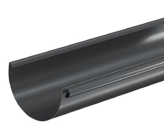 Водосток Aquasistem, система 150/100 - Водосточный желоб 3.00м RAL 7024 Тёмно-серый купить в Дзержинске