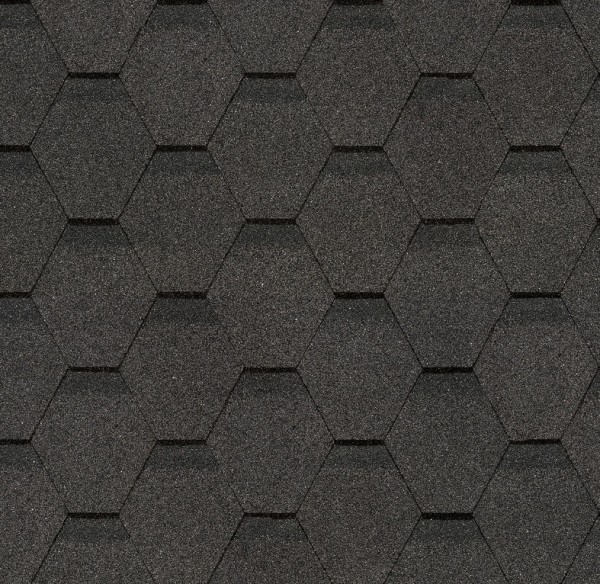 Гибкая черепица Docke, коллекция Шестигранник Серый купить в Дзержинске