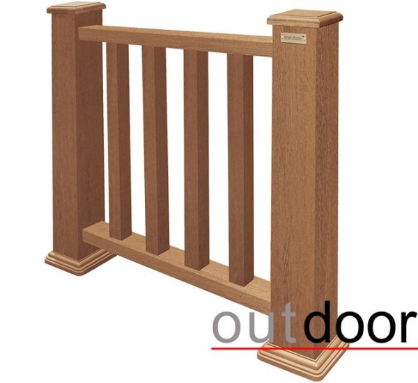 Ограждение из ДПК Outdoor Классик 3D STORM дуб купить в Дзержинске