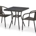 Комплект плетеной мебели AFINA из иск. ротанга T282BNT/Y137C-W53 Brown 2Pcs купить в Дзержинске