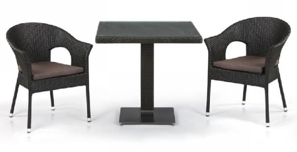 Комплект плетеной мебели AFINA из иск. ротанга T605SWT/Y79A-W53 Brown 2Pcs купить в Дзержинске