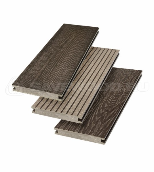 Террасная доска SW Fraxinus (R) полнотелая «SaveWood» Темно-коричневый купить в Дзержинске