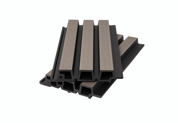 Фасадная панель брусковая двухцветная co-extrusion, snow mix купить в Дзержинске