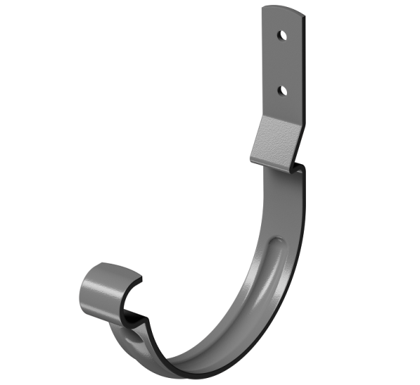 Карнизный крюк короткий (гнутый) D125 Döcke STAL PREMIUM Графит, (RAL 7024) купить в Дзержинске