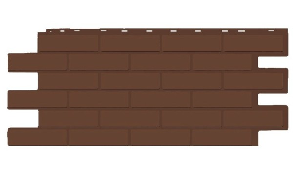 Фасадная панель T-Siding Кирпич Модерн Эко Браун купить в Дзержинске