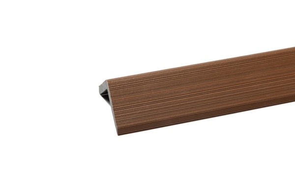 Уголок торцевой Ecodecking Скай коэкструзия 45х45х3000 Тик купить в Дзержинске