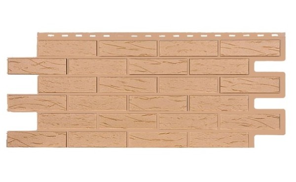 Фасадная панель T-Siding Кирпич Саман Эко Крем купить в Дзержинске